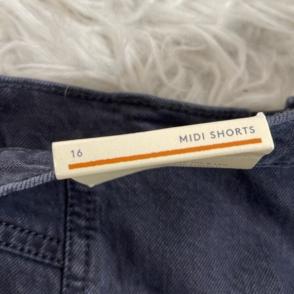 UNIVERSAL THREAD High Rise Midi Shorts A-Line Denim Jean Shorts Size 16 NEW - Picture 8 of 12